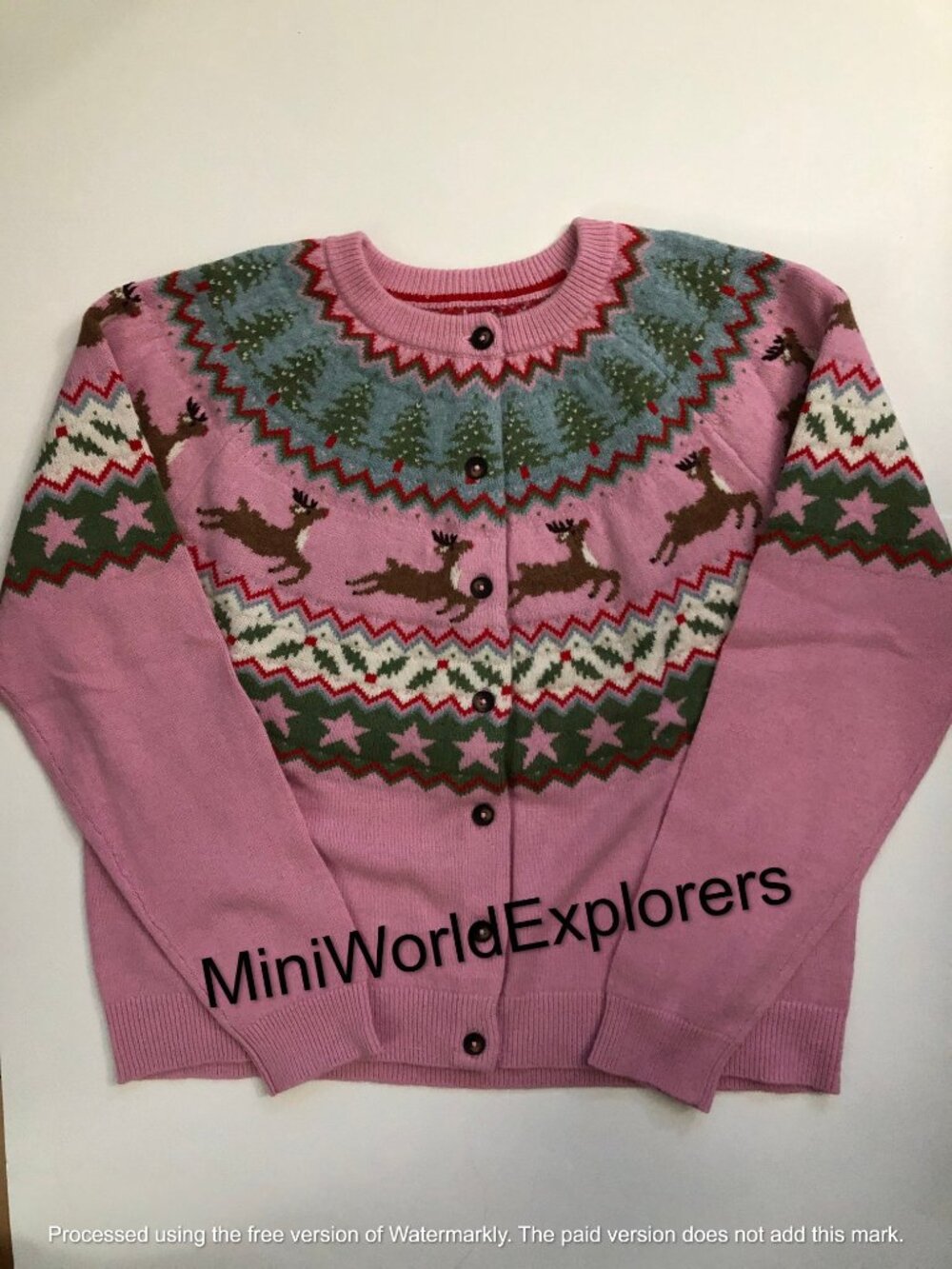 NWOT Boden Edie Fair Isle Wool Blend Cardigan - Picture 6 of 10